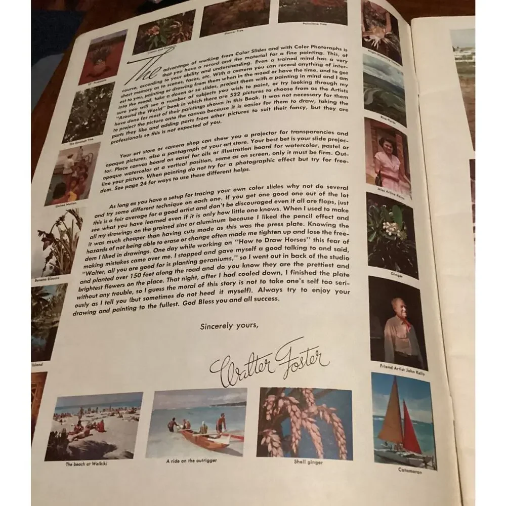 Walter Foster Art Book 64 How To Paint From Your Color Slides Photos Instruction